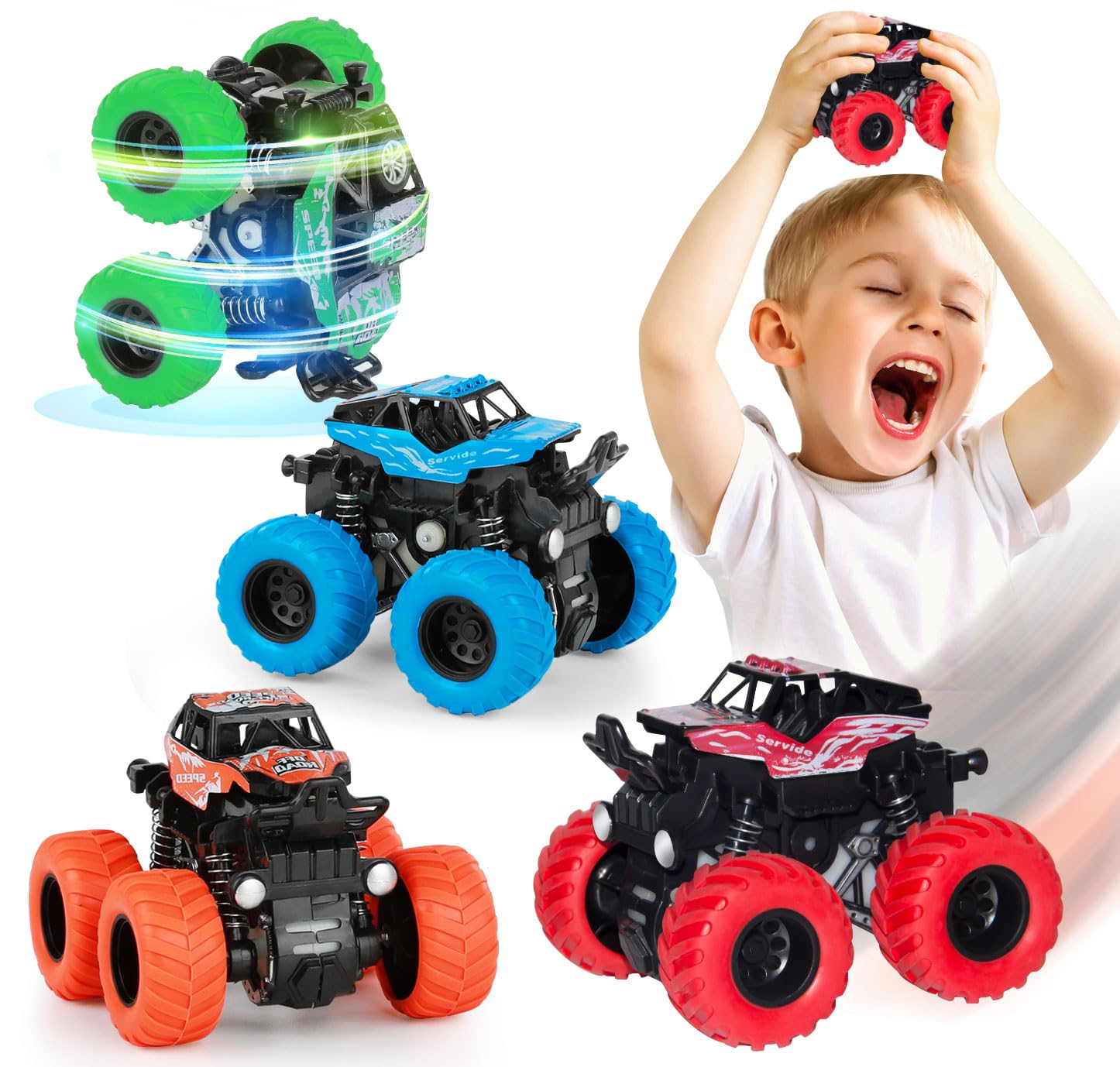 Amazon.co.jp: モンスタートラックおもちゃ 男の子と女の子向け