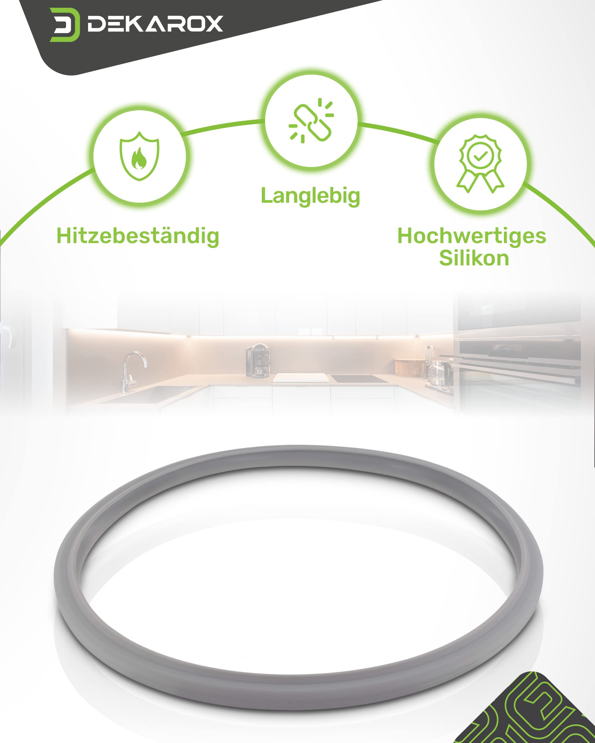 WMF 6068559990 Afdichtingsrubber 22 cm. grijs 6068559990