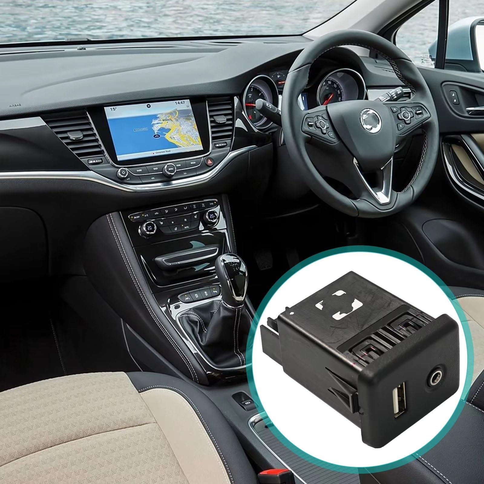 Compatibile Con Buick Per Allure 2014 2015 Per LaCrosse 2014 2015 2016 Presa USB Per Lettore Multimediale USB Accessori Sostituzione