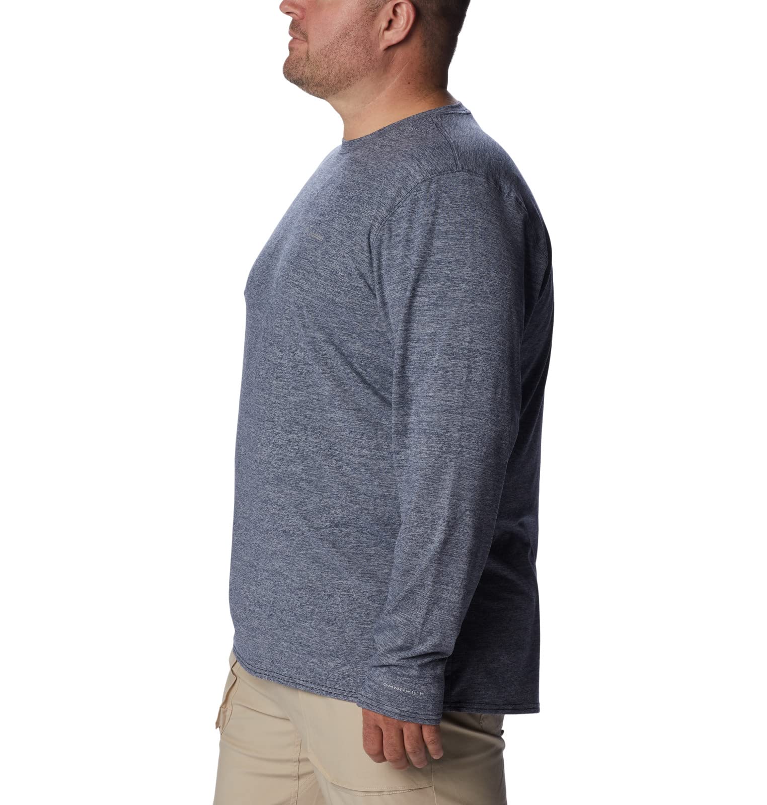 Columbia Tech Trail Long Sleeve Crew II Equipo de Camping y Senderismo Hombre