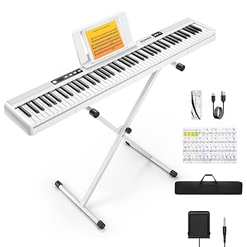 Donner 電子ピアノ 88鍵盤 セット DEP-08 黒 Donner DEP-08 電子ピアノ