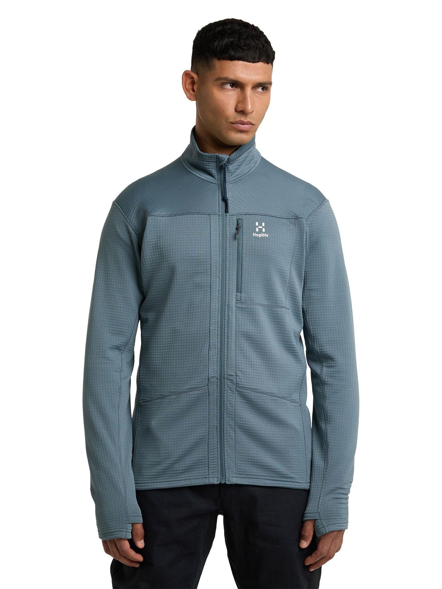 HAGLOFS 606048_5LP Roc Spitz Mid Jacket Hombre, Sunny Yellow/Desert Yellow, Tamaño S