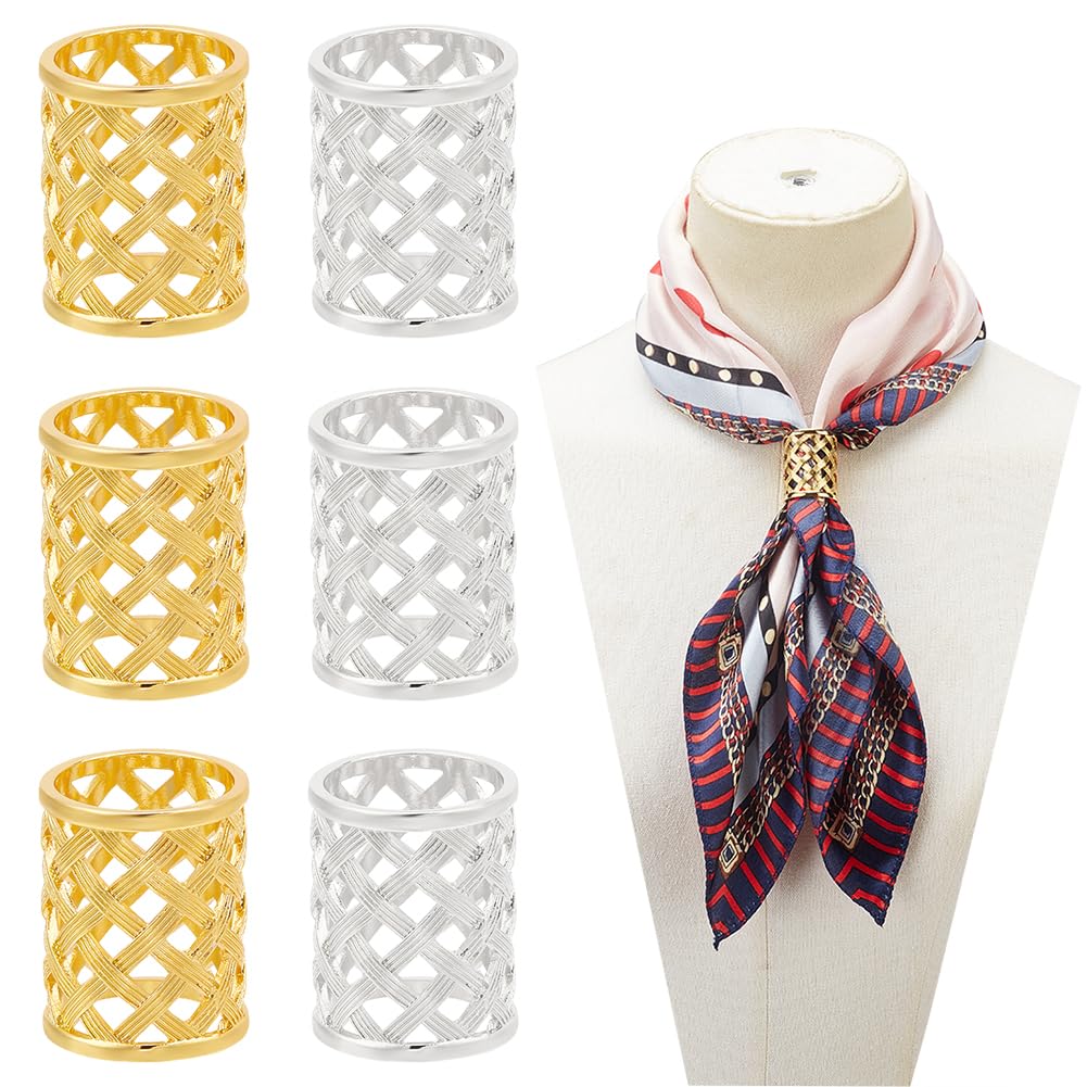 Fermoir d'écharpe de Mode, Boucle de Broche d'écharpe pour Les Femmes Boucle Broche Châle Anneau Clip Attache Foulard en Soie Boucle Broches