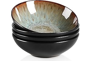 vancasso 24oz Bubble Soup Bowls, Stoneware Pasta Bowls