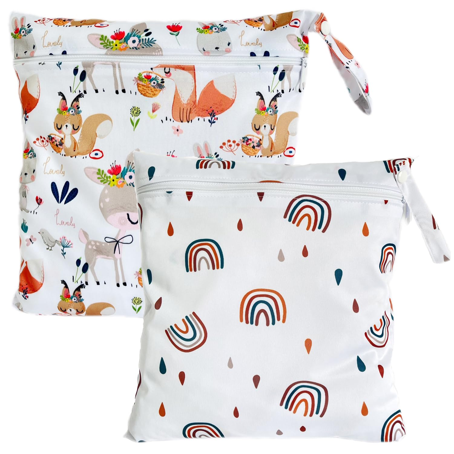 TRASUN Wet Bag (2, Rainbow + Deer)