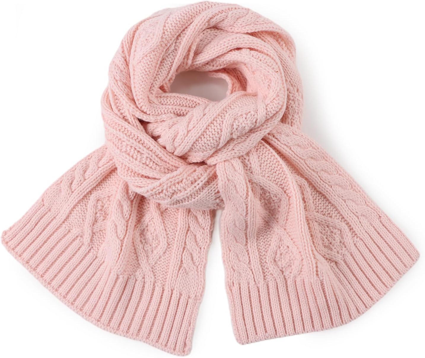 Zsedrut Warm Baby Scarf Winter Boys Girls Neck Warmer Knitted Toddler Neck Scarves