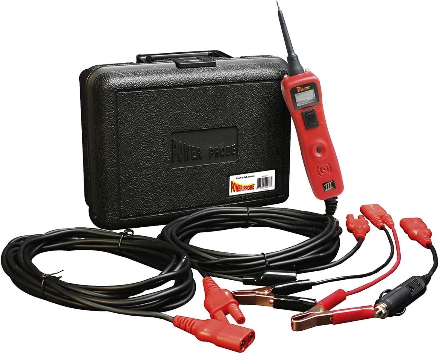 Power Probe III w/Case & Accessories - (PP319FTC) [Car Automotive Diagnostic Test Tool, Digital Volt Meter, AC/DC Current Resistance, Circuit Tester] (Black - Limited Edition)