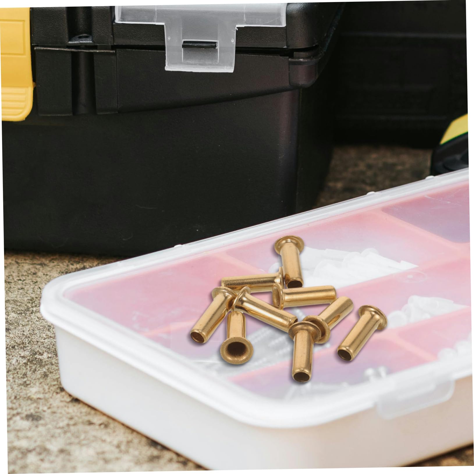 SOLUSTRE 6 * 4 Nylon Tube Bushing Inserts 10pcs Compression Fittings for Oil Lines High Pressure Resistance Copper Fitting