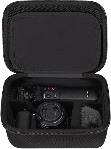 FBLFOBELI Estuche rígido de almacenamiento EVA para Sony ZV E-10  Sony ZV-1 lente intercambiable sin espejo, kit de cámara de vlog sin espejo, bolsa