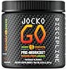 Jocko Fuel Pre Workout Powder with L-Citrulline, Nootropic & Caffeine for Endurance & Stamina - Keto, Sugar Free Blend for Distance Running, Cycling, Jiu Jitsu - 30 Servings Mango