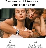 Montre Connectée Homme Femme avec Appels Bluetooth, Écran 1.85" HD Smartwatch Sport (140+ Modes), Cardiofréquencemètre, Moniteur de Sommeil, Étanche IP68 pour Android iOS - Idée Cadeau Fête des Pères - 2