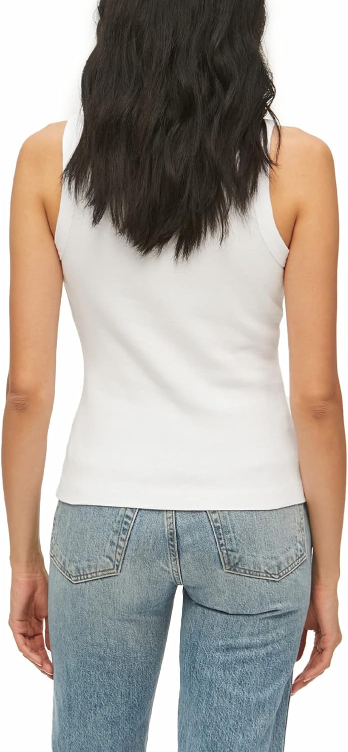 Michael Stars Women's Paloma Wide Binding Cotton Tank Top - Everyday Basic - Image 2