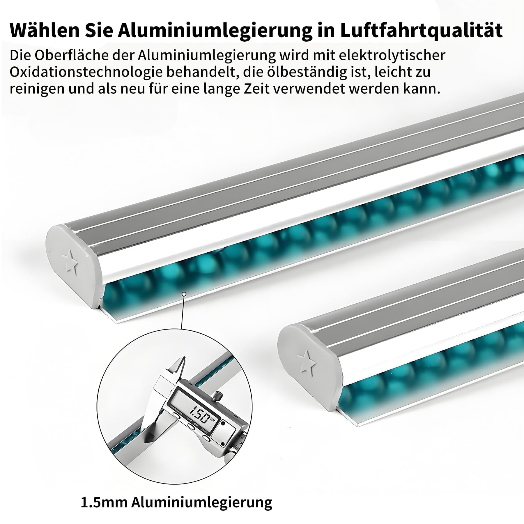 Barre à Reçus Autocollante En Aluminium 30 Cm – Pour Cuisine, Bar Ou Bureau – Gain De Place Et Installation Facile