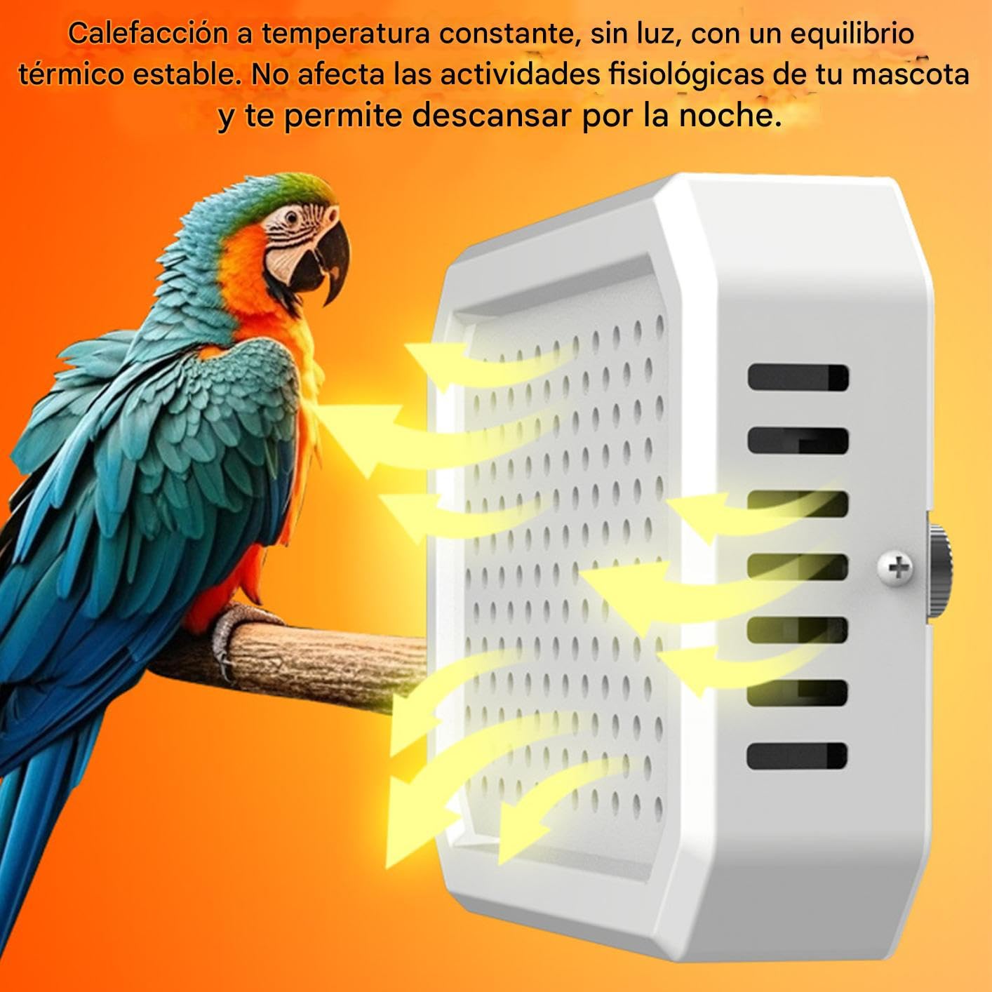 Calentador para Jaulas De Aves,Accesorios De Calefacción Cálidos Inteligentes Seguros para Aves | Panel De Calentamiento para Periquitos Y Loros | para Conejos Loros Grises Periquitos Ninfas Pinzones