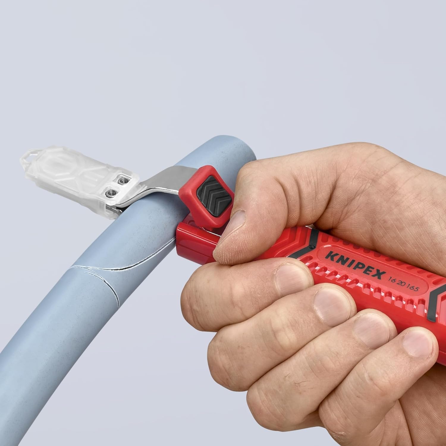 KNIPEX 1620165SB Cable Stripper, 8 to 28mm, 9 In