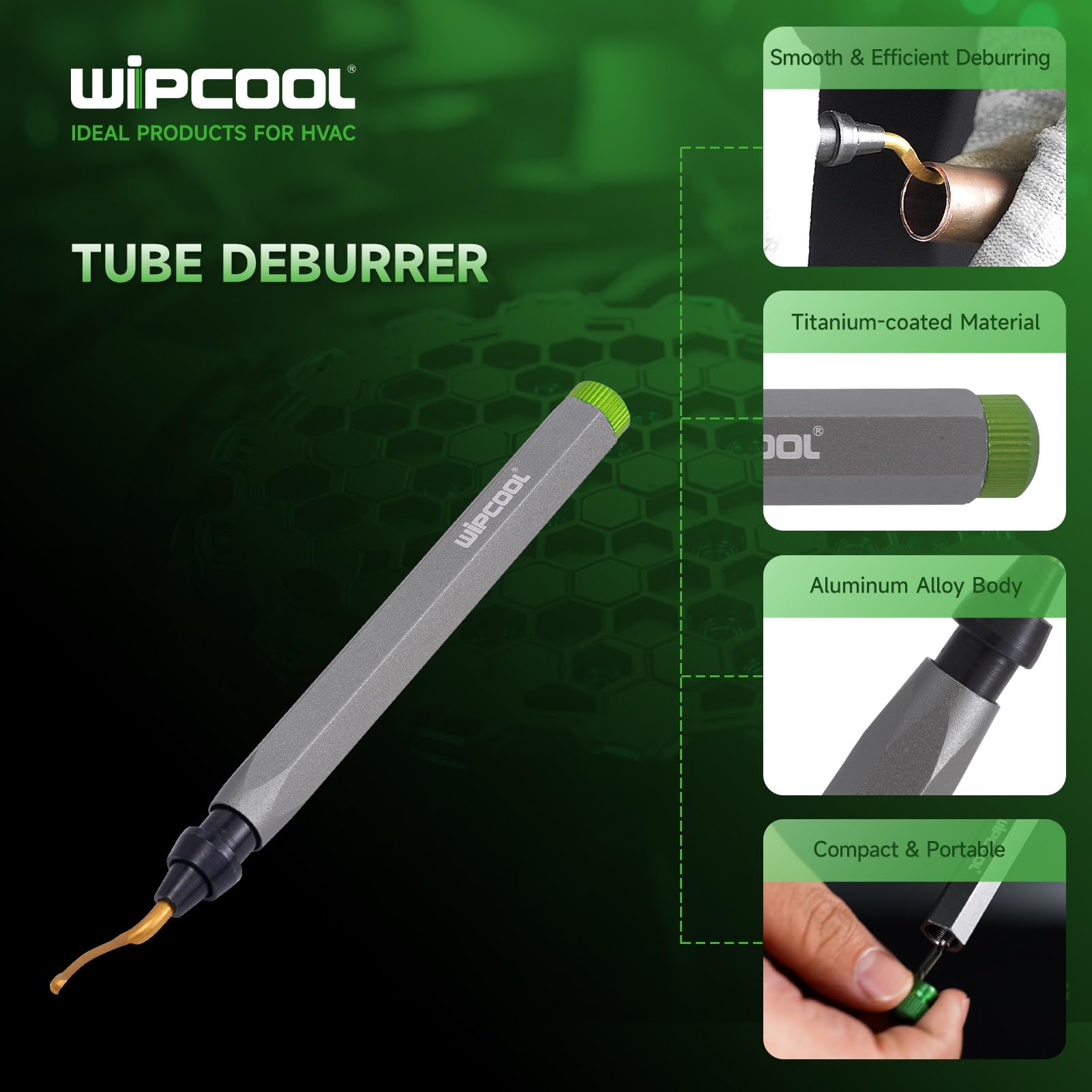 WIPCOOL Pipe Deburring Tool - 10 Blades -2