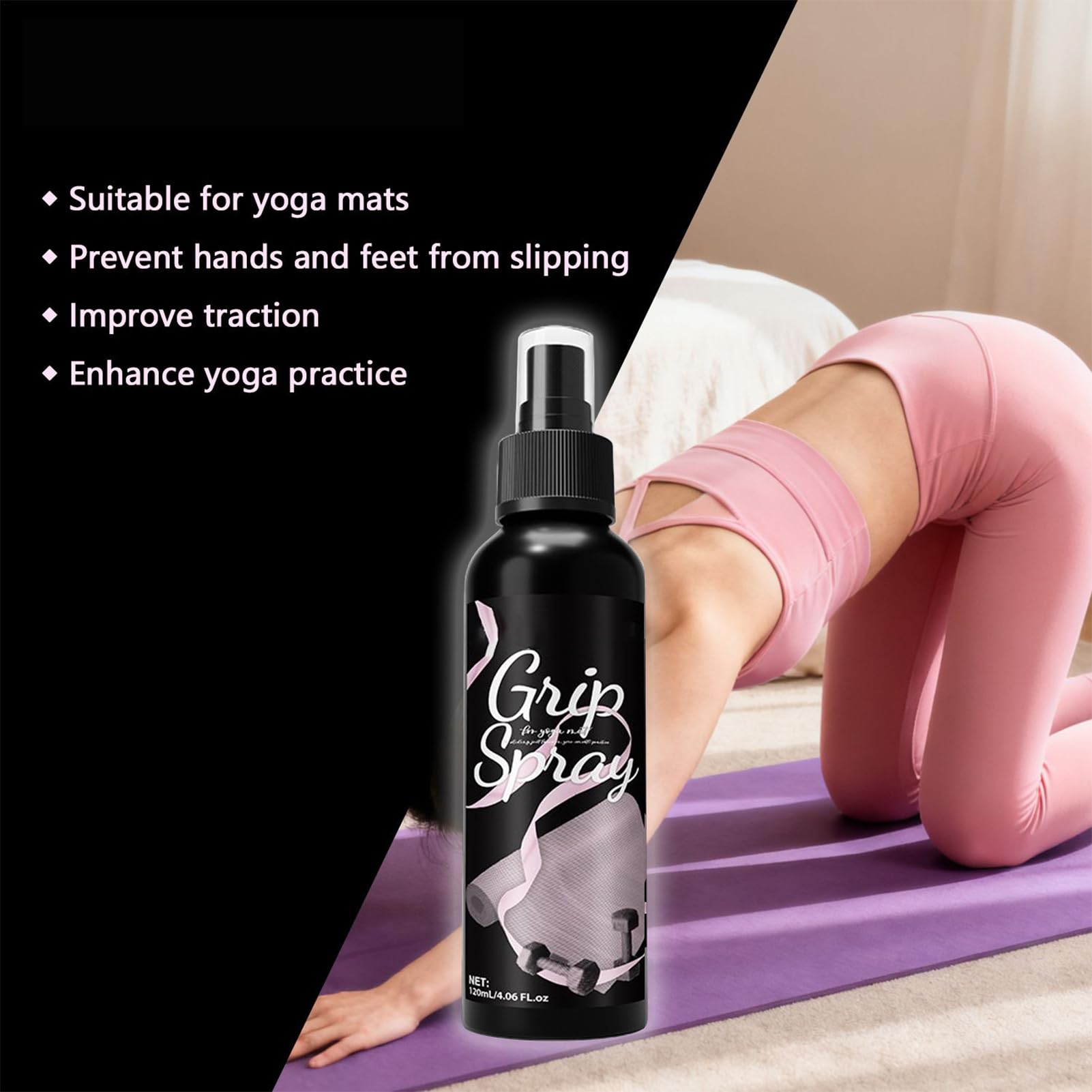 Yogamatten-Reinigungsspray – weicher und langlebiger flüssiger Reiniger für Fitnessgeräte, antibakterielles Spray für mit frischem Duft | Sicherer Trainingsgeräte-Reiniger
