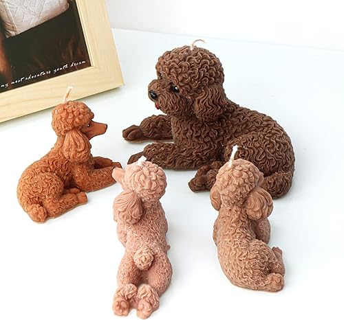 Vista 33 de Molde de silicona para velas de gato 3D, molde de jabón de animales para chocolate, dulces, decoración de pasteles, vela de cera de soja, jabón