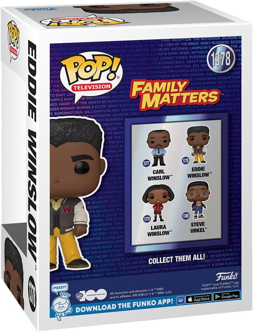 Funko POP! TV: Family Matters - Eddie Winslow - Collectable Vinyl Figure - Gift Idea - Official Merchandise - for Kids & Adults - TV Fans - Model Figure for Collectors and Display