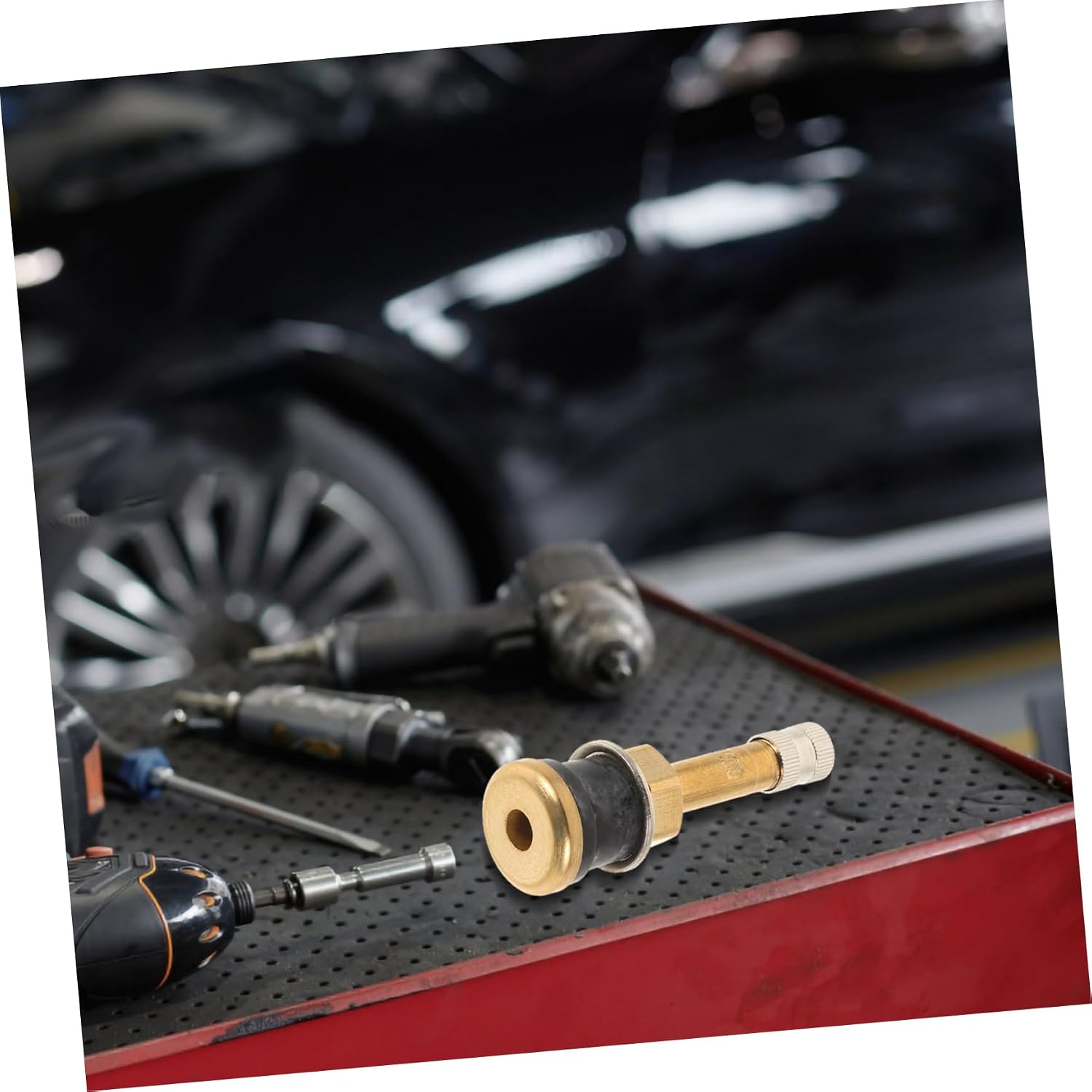 Tubeless Tire Valve Stem Replacement Copper Construction Easy to Install for Truck Bus Tire Maintenance Durable Valve Stems for Tubeless Tires Efficient Tire Valve