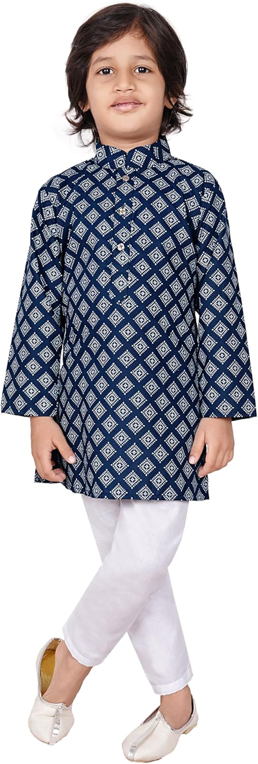 Tathastu Boys Cotton Kurta Set Festive Season