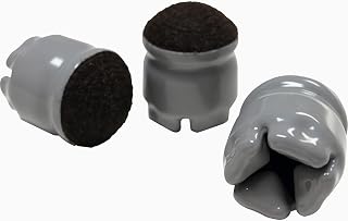 Lorell, LLR00121, 1-3/8" Round Leg Slip-on Floor Savers, 100 / Box, Gray