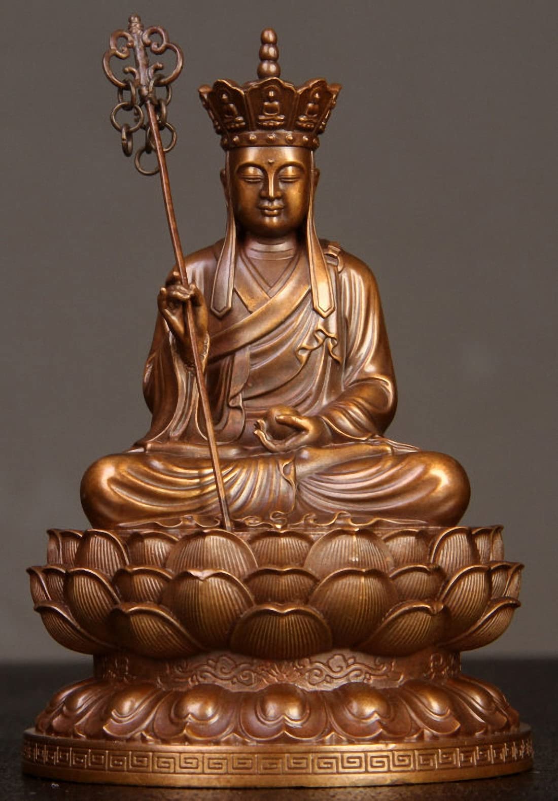 Amazon.com: Brass Seat Ksitigarbha Bodhisattva Netherworld