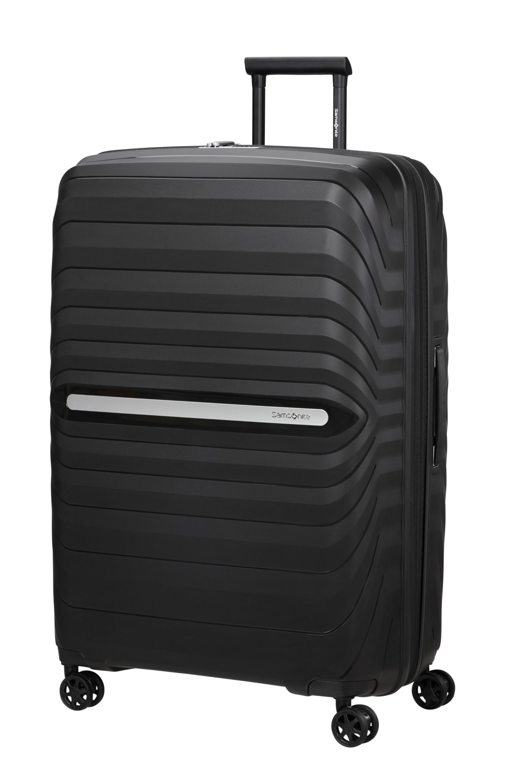 Samsonite Neo Flux - Spinner XL, Valigia espandibile, 81 cm, 130/145 L, Nero (Black)