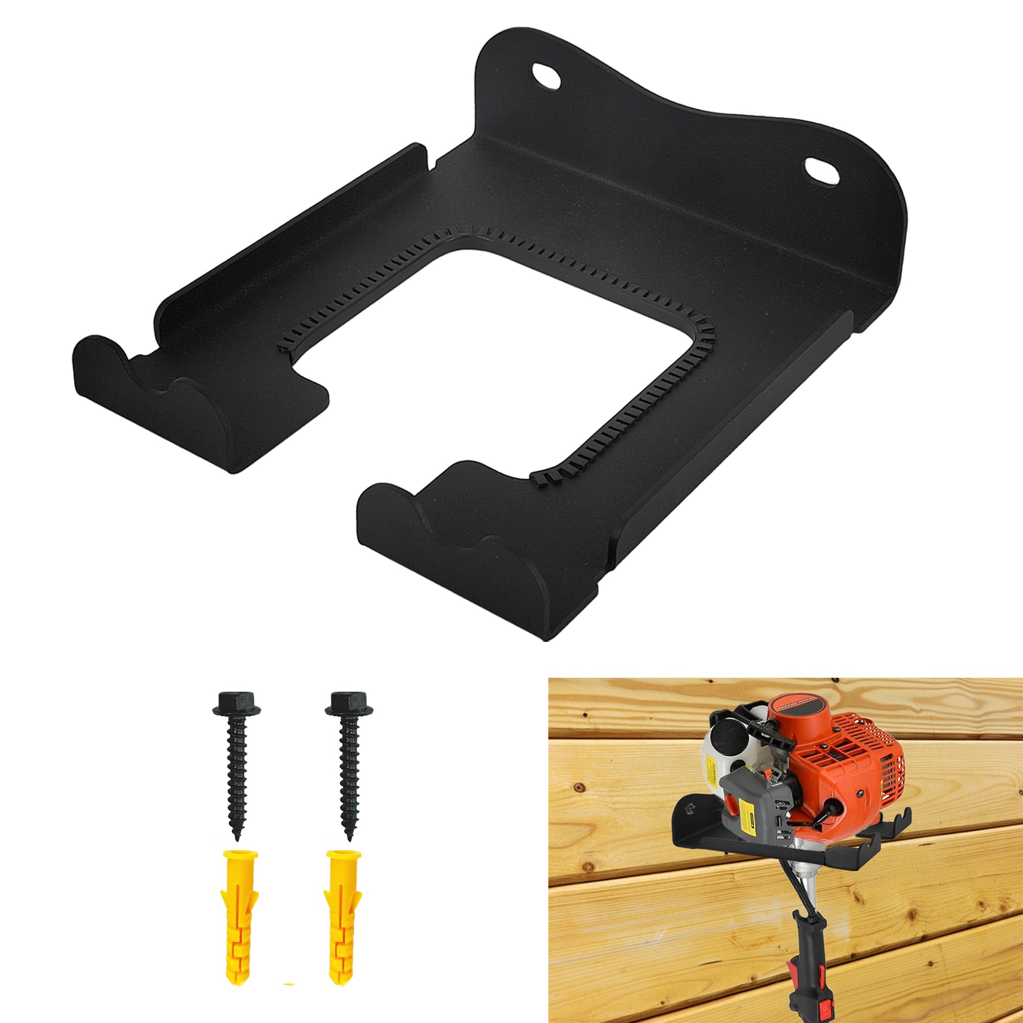 Organizer per Garage Tagliasiepi, Appendiabiti Resistente per Sarchiatore, Ganci per Garage per Sarchiatrice, Appendiabiti per Utensili da Giardino per Tagliaerba, Supporto per Tagliasiepi a