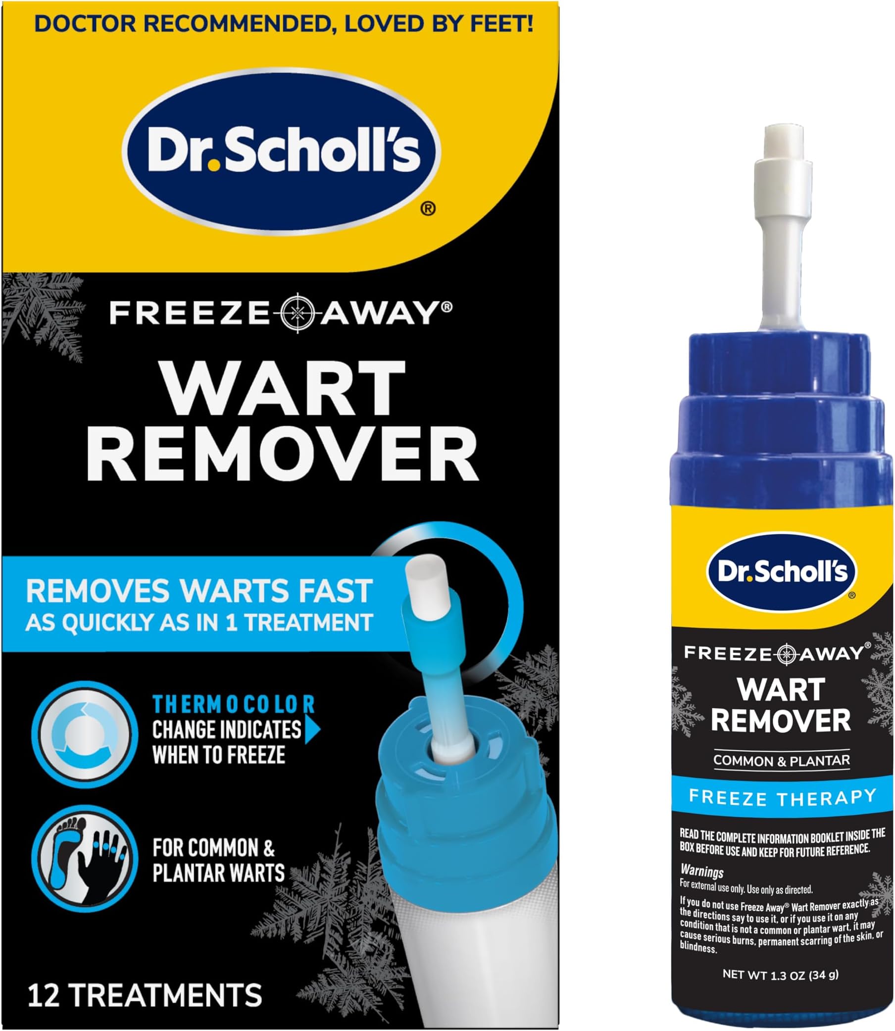 Freeze Away Wart Remover, 12 Treatments