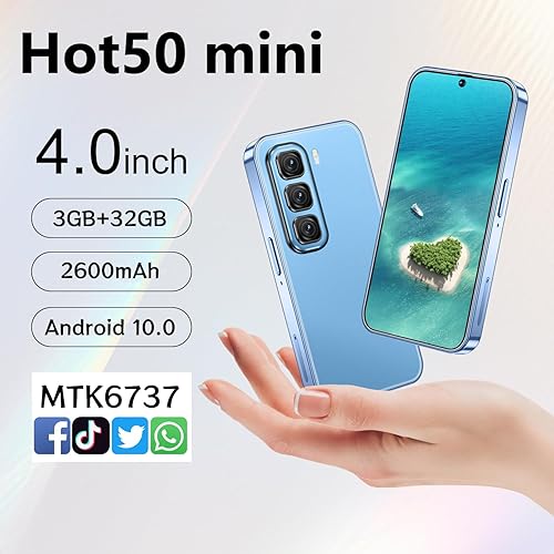 Miniatura 5 de Teléfonos móviles, Android Dual SIM Smartphones (negro)