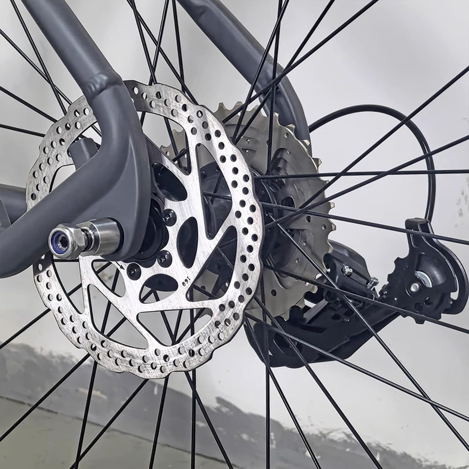 Adattatore per rimorchio per bicicletta, M12 x 1,0, regolabile 160 – 178 mm, asse posteriore per bicicletta, con distanziatori, compatibile con 135/142/148 mm, per rimorchio, mountain bike, bici da