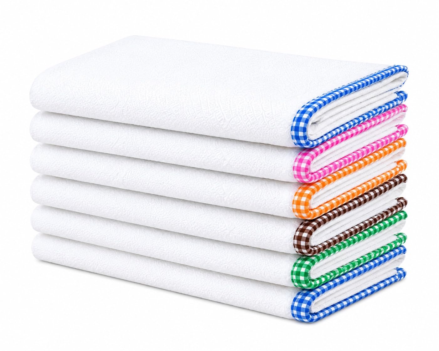 Cotton Face Towel, 12x18 Inch, Soft and Absorbent, Quick Dry, Lightweight, Multipurpose Mini Hand Towel for Salon, Spa, Gym, Kitchen and Travel (Set of 6)-image-7