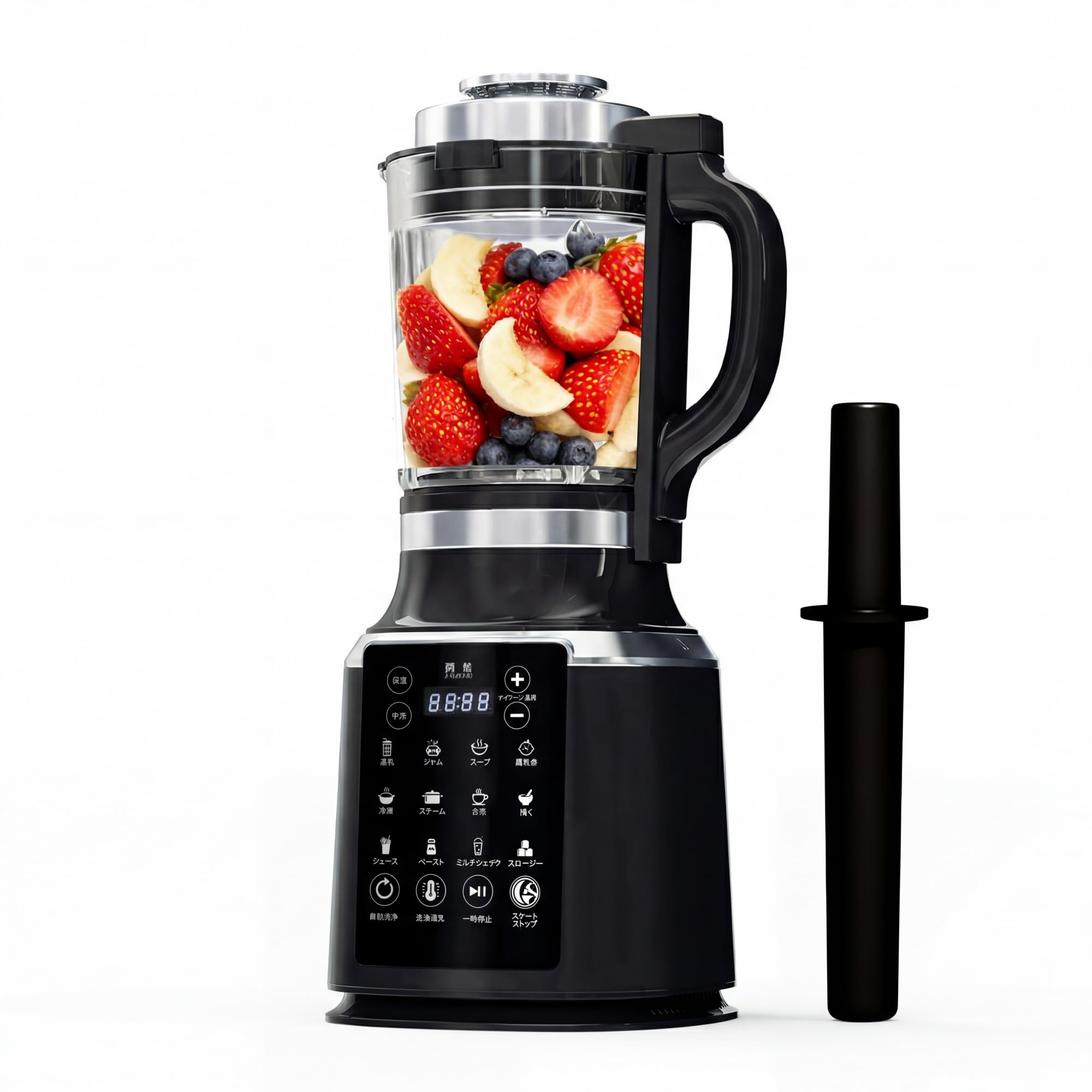 Amazon | 【2026 アップグレード】ミキサー 加熱式 ブレンダー 1.75L
