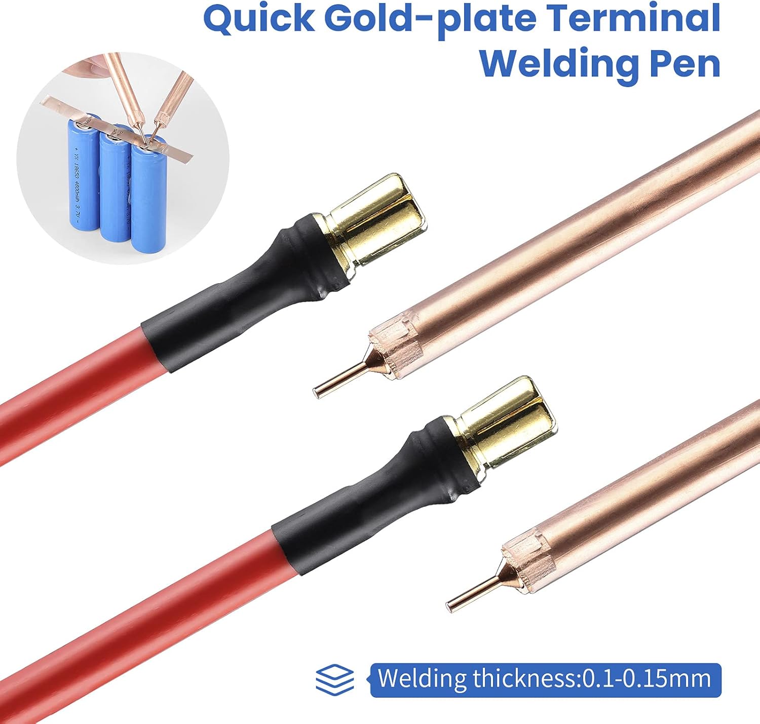 Upgraded Mini Spot Welder with LCD Screen, Riiai 70 Gears Adjustable Portable DIY Spot Welding Machine, USB-Charging, Quick Release Pen, Nickel Sheet, for 18650 Battery - - 