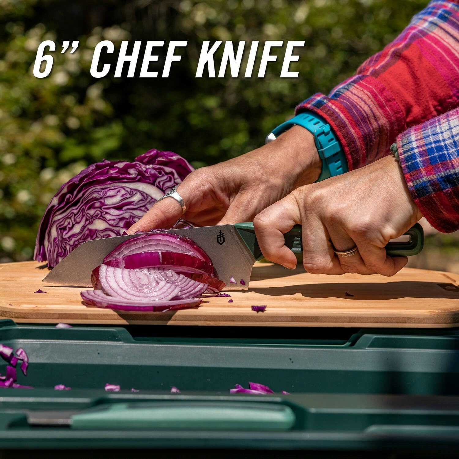 Gerber Juego completo de tabla de cortar y cuchillos de cocina