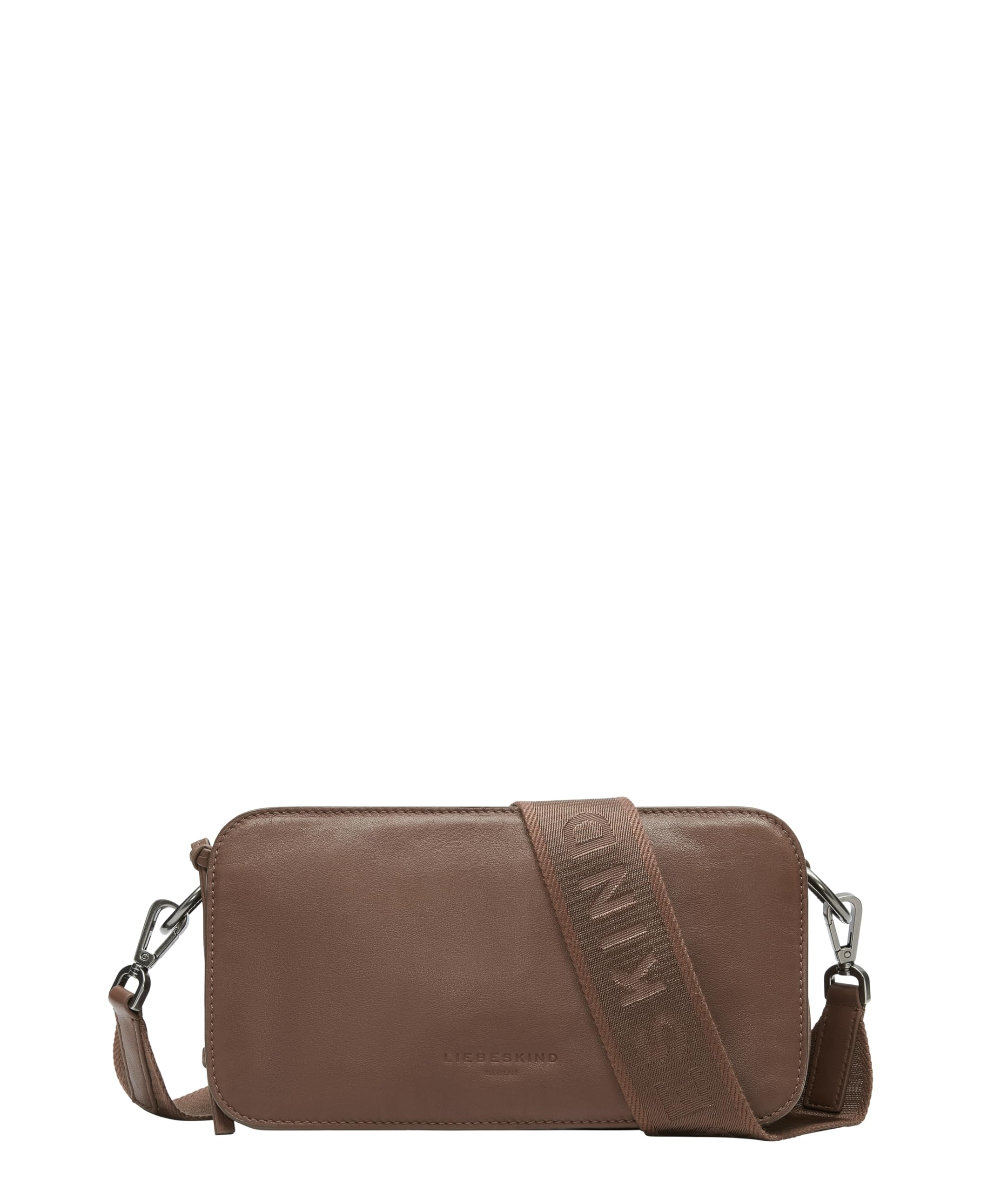 LIEBESKIND BERLIN Leather cross body bag Sheep Natural Clarice Crossbody Bag Russet brown