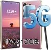 Teléfono inteligente S26 Ultra 5G desbloqueado, 16GB+512GB, compatible con Android 15, pantalla de 6.99", batería de 7000mAh, cámara dual 68MP+108MP, doble SIM, huella digital y reconocimiento facial (Rosa Dorado) 1
