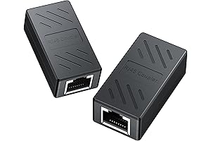 Snowkids Ethernet Adapter, Cat8 and Below Compatible Internet Coupler