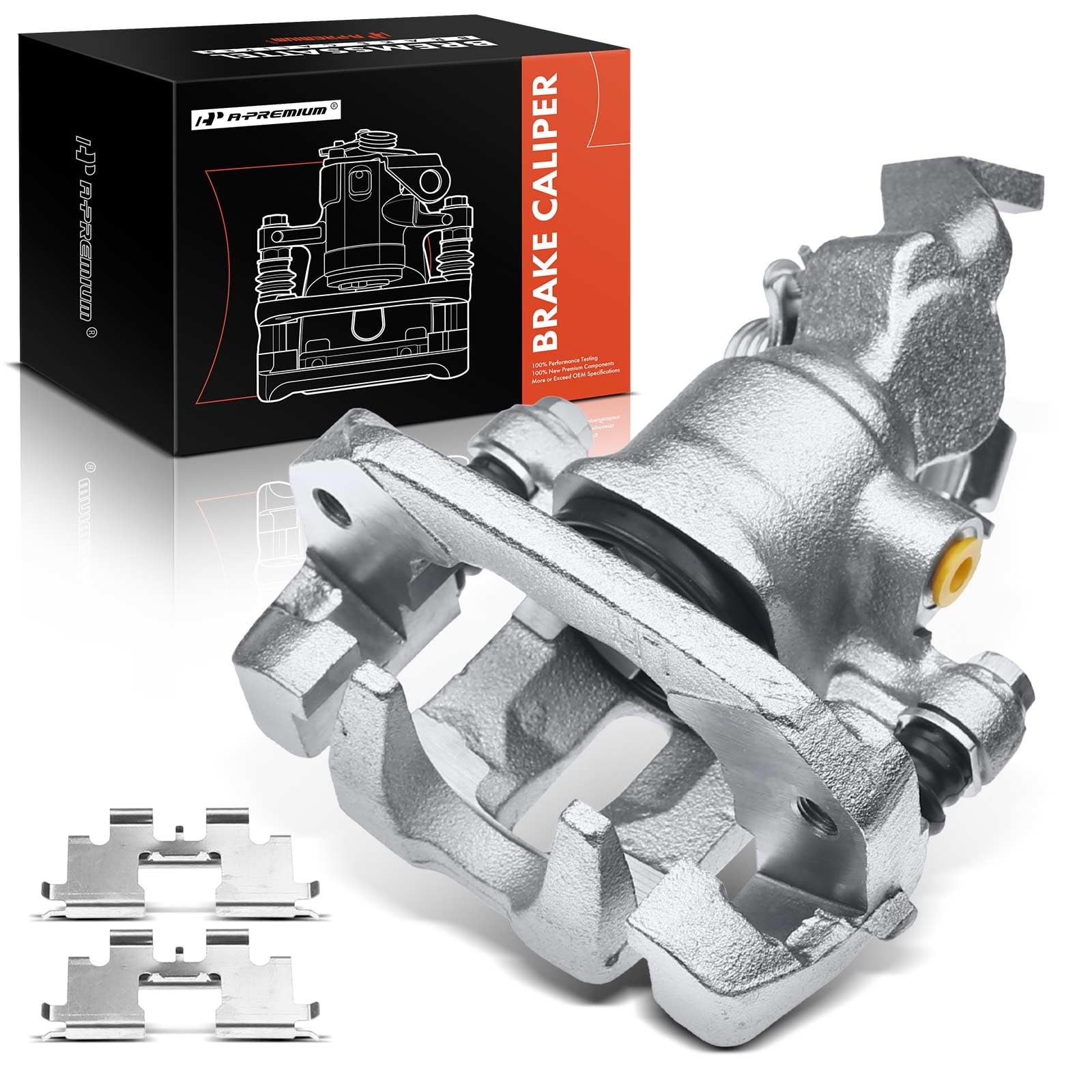 A-Premium Disc Brake Caliper Assembly with Bracket Compatible with Select Datsun Models - 280ZX 1982-1983, L8 2.8L, Coupe - Rear Left Driver Side