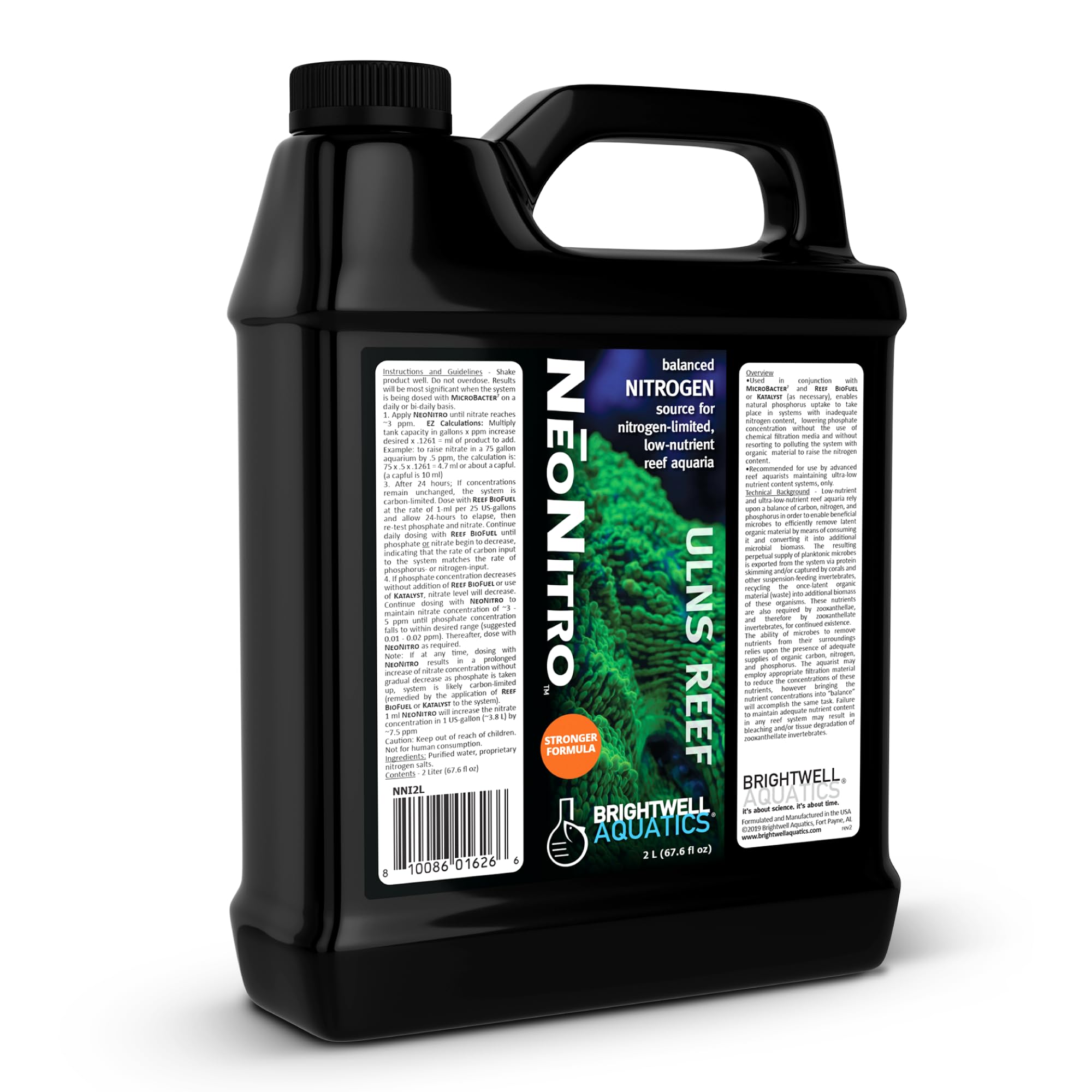Brightwell Aquatics NeoNitro - Nitrogen Supplement for Low Nutrient Reef Aquariums