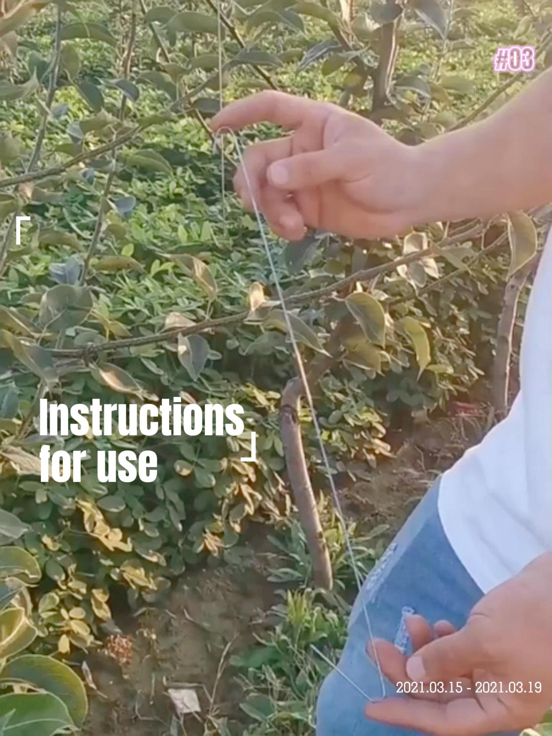 Herramienta para extender ramas de árboles frutales 50 piezas miniatura 7