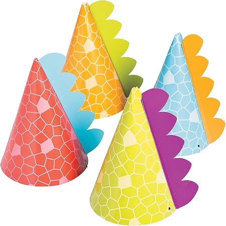 Amazon.com: Little Dino Party Hats, 8 