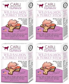 Caru Classics Stew for Cats - Salmon w/Turkey - Pack of 4