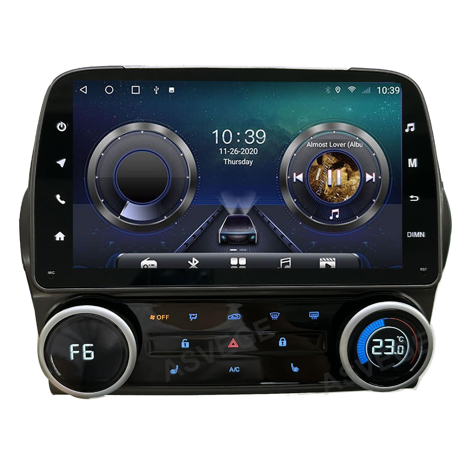 Car Stereo with AC Panel for Chevrolet Camaro 2010-2015 4+32GB 8 inch Android Radio 2Din Stereo Receiver Autoradio Multimedia Player GPS Navi Head Unit Screen