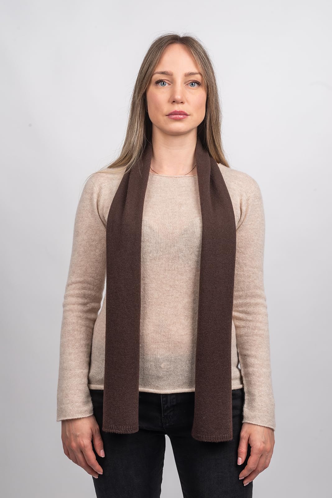 Dalle Piane Cashmere Damen Mini Schal 100% Kaschmir
