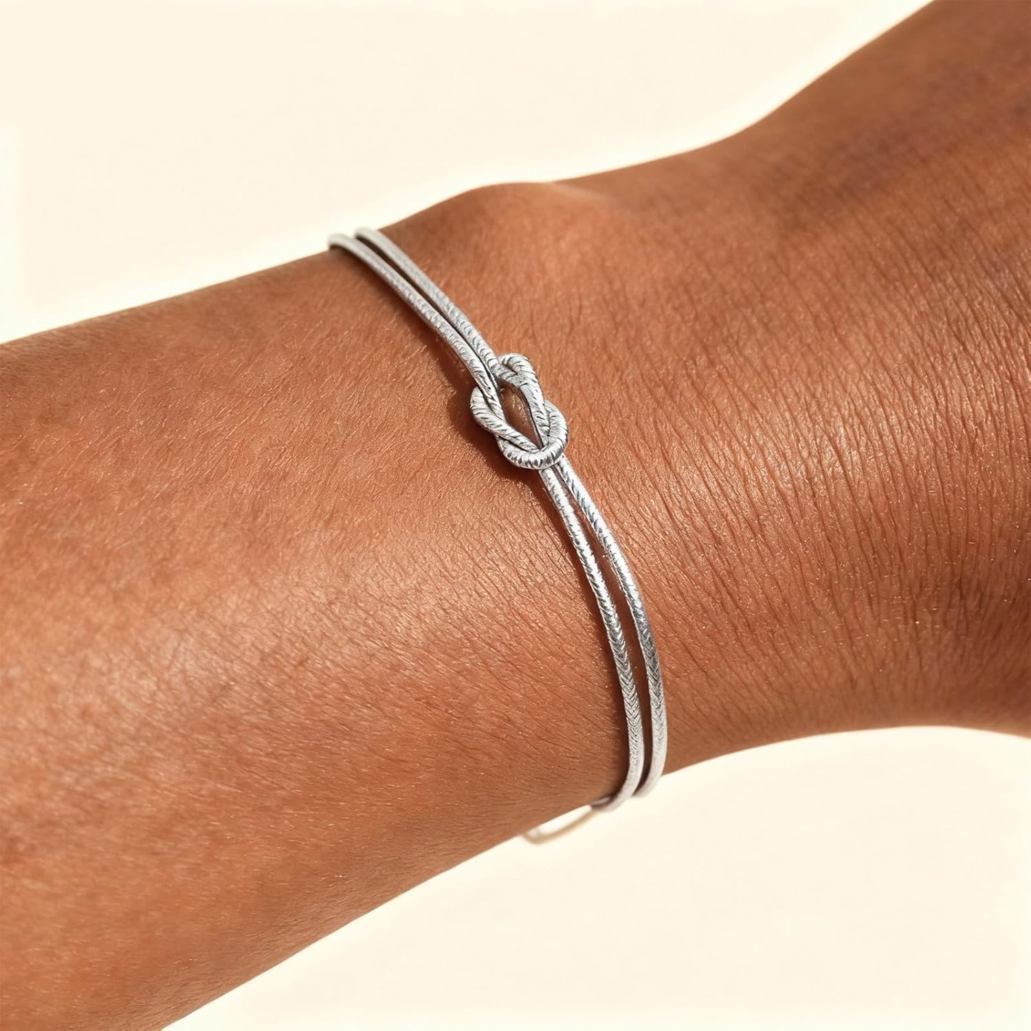 Infinity Love Knot Knot Bracelets Set Friendship Bracelet Best Friends Gift BFF Bracelets Long Distance, Meaningful Inspirational Gift for Best Friend, Bestie Sister, Her - Image 2