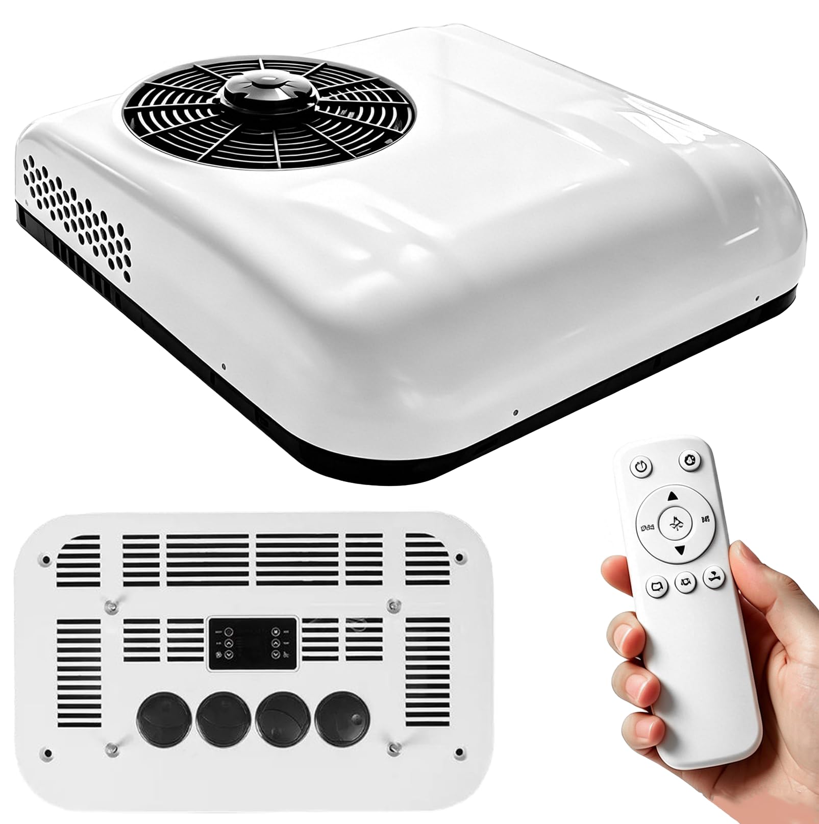 9000 BTU RV Rooftop Air Conditioners, 12V DC Camper Air Conditioner