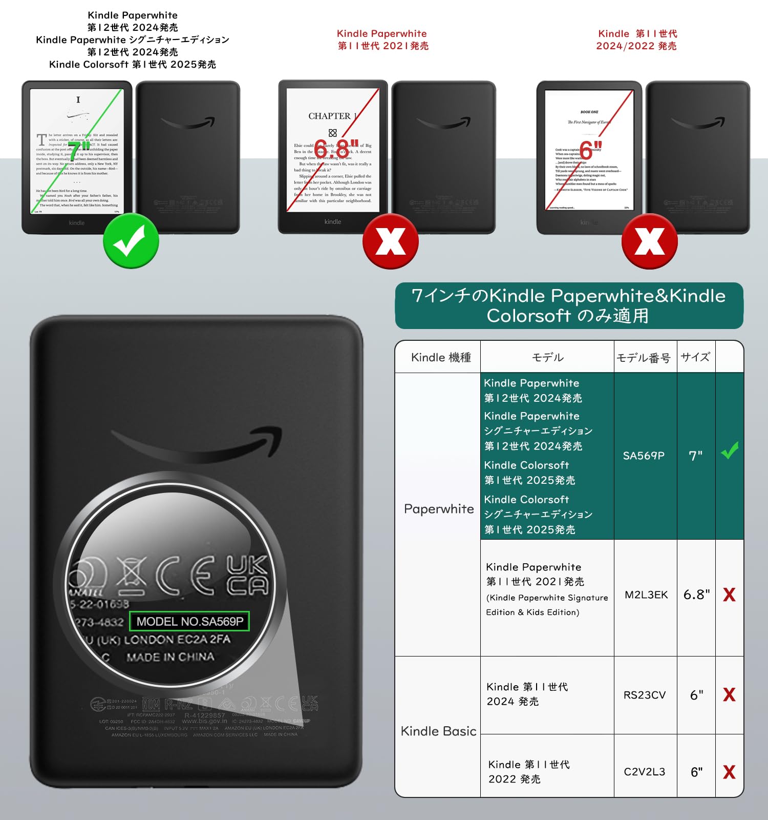 Amazon Kindle 本体 カバー 充電ケーブル付き Amazon.co.jp: MoKo Kindle Paperwhite 第12世代 2024 7インチ ケース