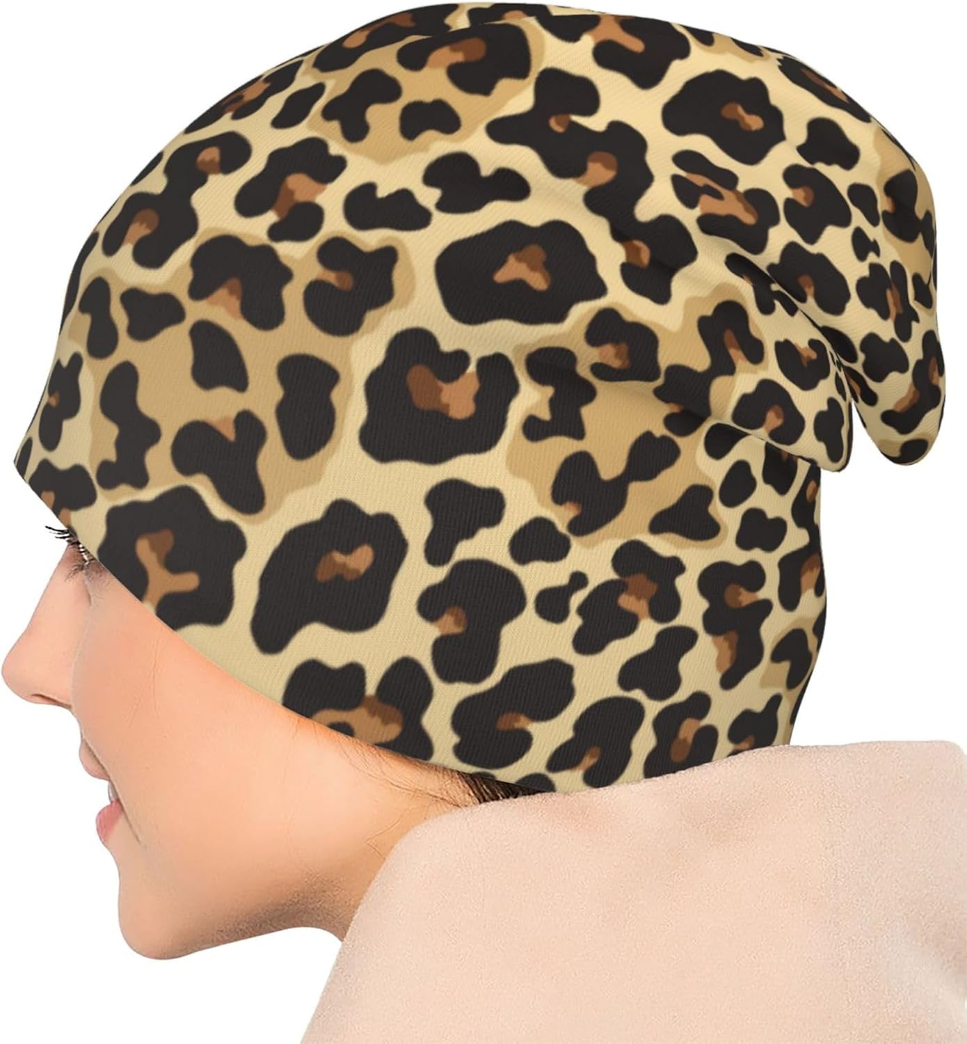 Beanie Hat Slouchy Knitted Cap for Adults Men Women Skull Hat Cancer Chemo Headwear Gift Jogging Cycling Warm Cap - Image 5